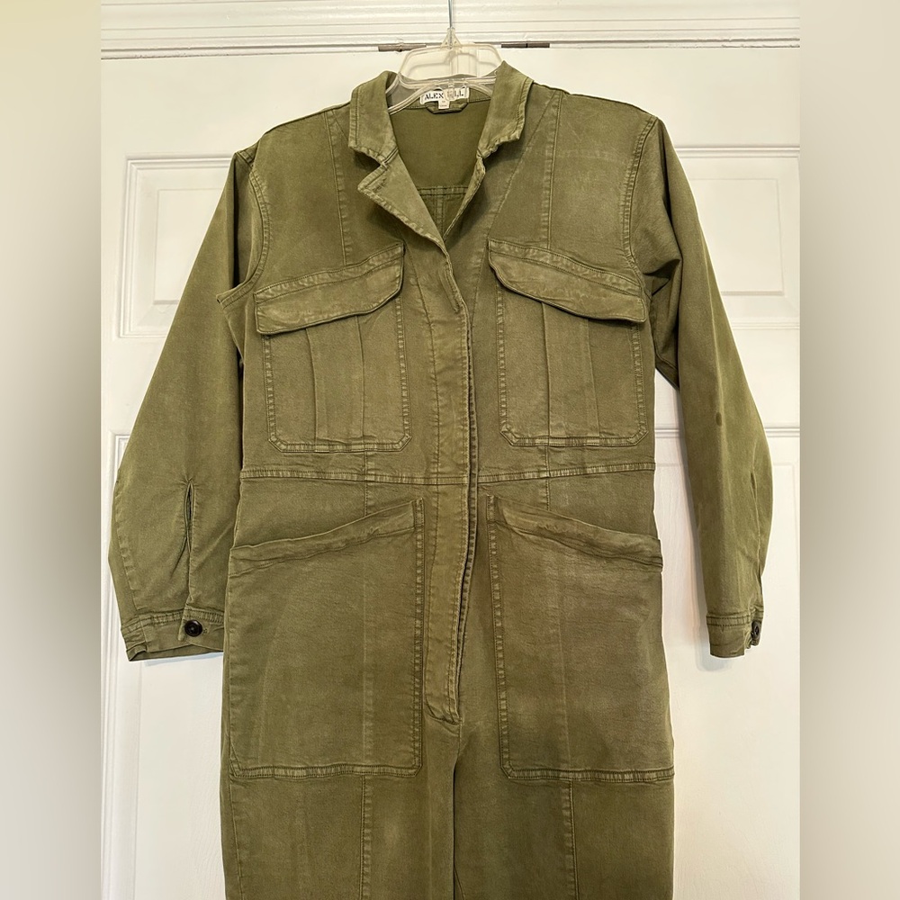 Alex Mills Olive Green Jumpsuit Size Medium